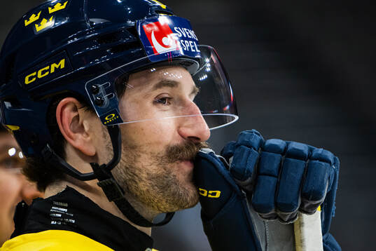 Filip Forsberg of Sweden at a practice session