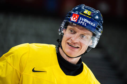 Anton Bengtsson of Sweden at a practice session