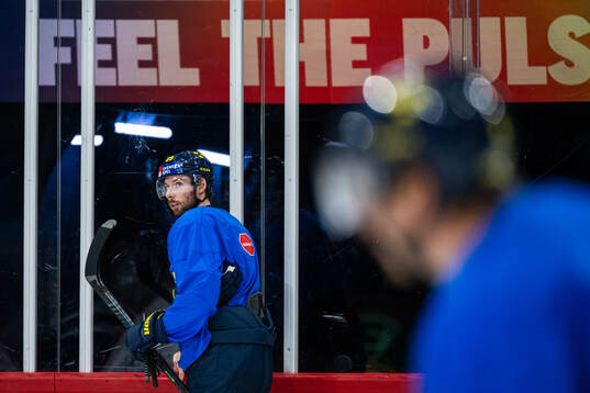Marcus Pettersson of Sweden at a practice session