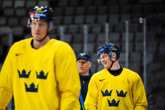 Anton Bengtsson of Sweden at a practice session
