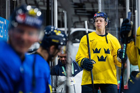 Emil Heineman of Sweden at a practice session