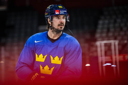 Marcus Johansson of Sweden at a practice session