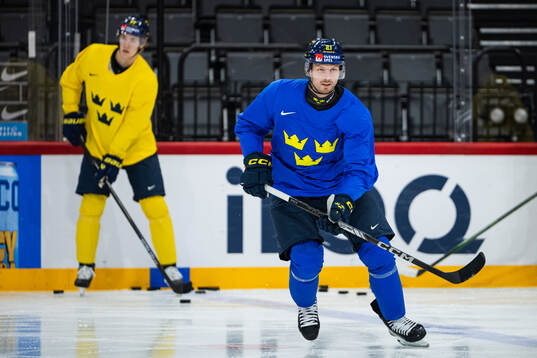 Christoffer Ehn of Sweden at a practice session
