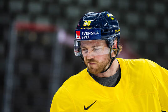 Elias Lindholm of Sweden at a practice session