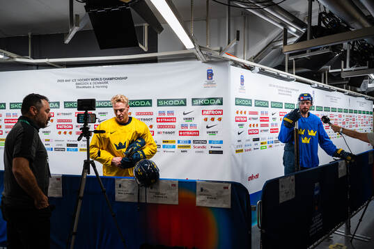 Emil Heineman and Marcus Pettersson of Sweden