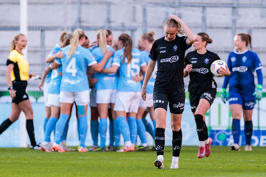 Växjö DFFs Elin Nilsson deppar