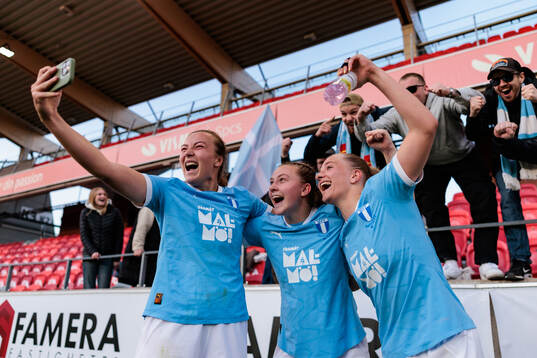 Malmö FFs Sara Kanutte Sørensen Fornes, Agnes Mårtensson