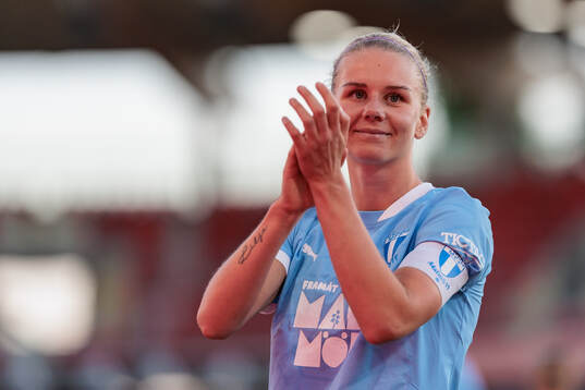 Malmö FFs Nellie Lilja jublar