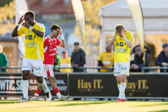 Falkenbergs Melker Nilsson deppar
