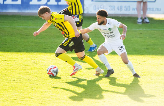 IFK Hässleholms Kasper Månsson i matchen i division 2
