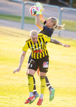 IFK Hässleholms Alexander Sjöström och Högaborgs