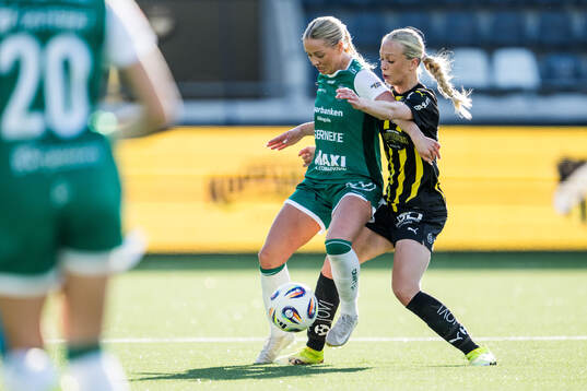 Alingsås Moa Öhman och Häckens Lisa Löwing