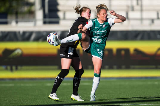 Häckens Emma Östlund och Alingsås Karin Lundin