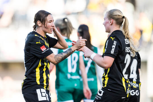 Häckens Tabby Tindell och Johanna Fossdalsá Sørensen