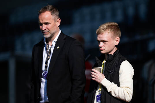 Sportchef Christian Lundström och analytiker Jonathan