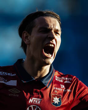 Örgrytes Noah Christoffersson jublar
