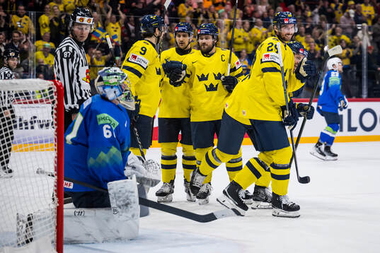 Filip Forsberg, Mikael Backlund, Rasmus Andersson, Marcus