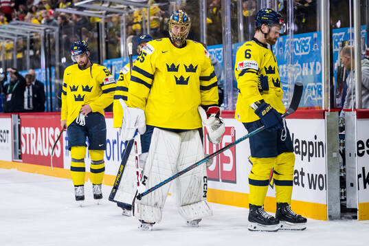 Goaltender Jacob Markström of Sweden