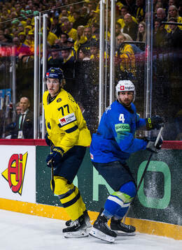 Simon Edvinsson of Sweden and Aleksandar Magovac of Slovenia