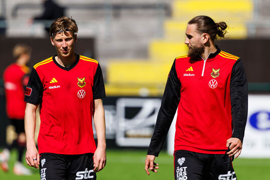 Östersunds Albin Sporrong och Ali Suljic