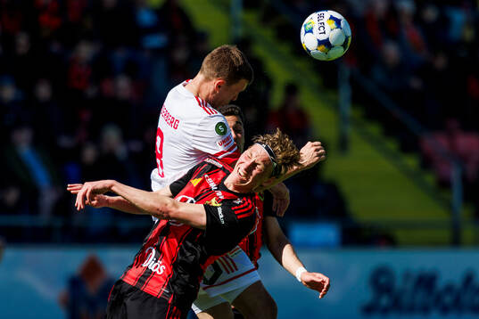 Sandvikens IFs Daniel Söderberg och Östersunds Albin