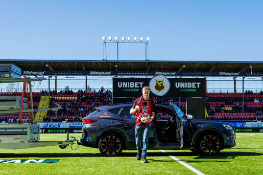 Matchbollen levereras
