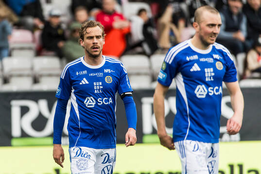 GIF Sundsvalls Pontus Engblom och Dennis Olsson deppar