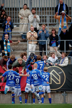 under fotbollsmatchen i Superettan mellan Örebro och GIF