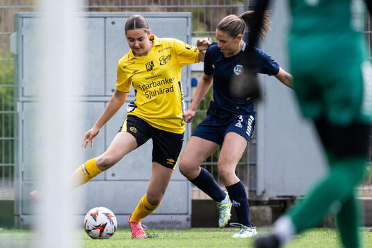 Elfsborgs Nikolina Veselcic och Utsiktens Sofia Cambon