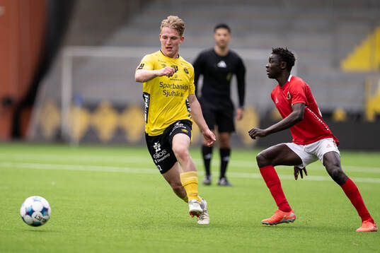 Elfsborgs Arvid Södeliden och Kalmars Gibril Sosseh