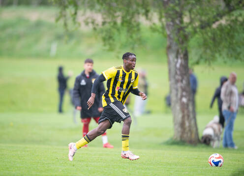 IFK Hässleholms Medven Junior Sesay i matchen i P19