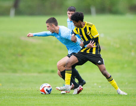 IFK Hässleholms Surafel Eyob Mehari  i matchen i P19