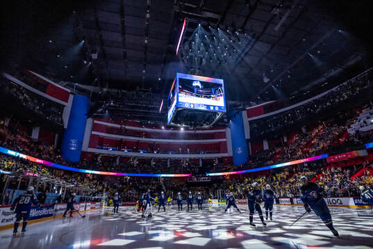 General interior view of Avicii Arena