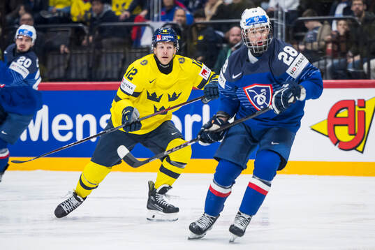Max Friberg of Sweden and Fabien Bourgeois of France