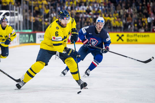 Adam Larsson of Sweden