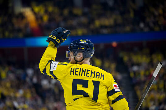 Emil Heineman of Sweden celebrates