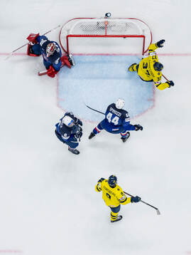 Isac Lundeström of Sweden celebrates
