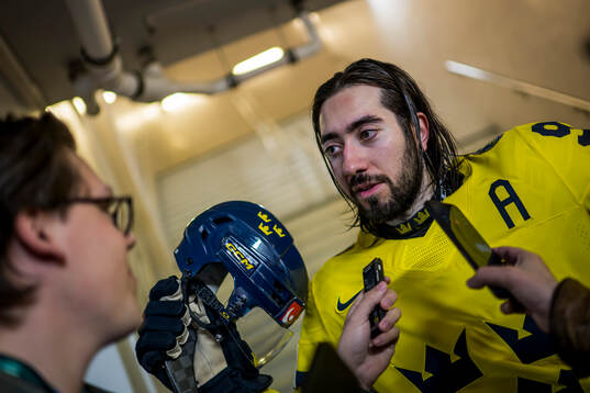 Mika Zibanejad of Sweden