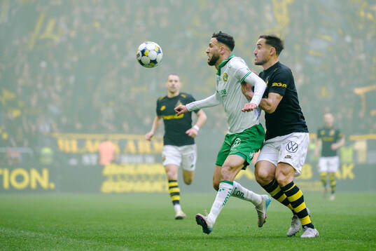 Hammarbys Abdelrahman Boudah Saidi och AIKs Sotirios