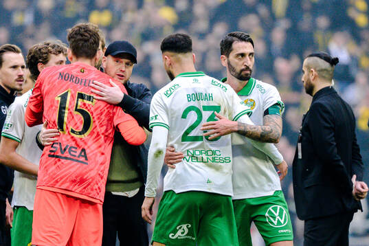 AIKs målvakt Kristoffer Nordfeldt och Hammarbys