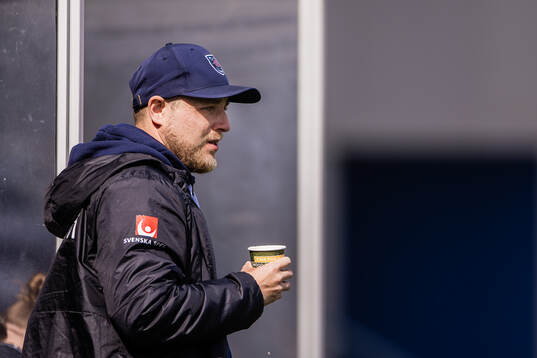 Eskilstuna Uniteds tränare Rickard Johansson