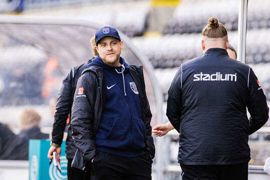 Eskilstuna Uniteds tränare Rickard Johansson