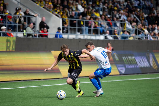 Häckens Filip Öhman och Värnamos Ajdin Zeljkovic