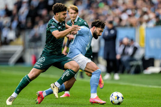 Halmstads Bleon Kurtulus och Malmö FFs Sead Haksabanovic