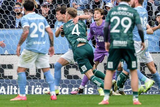 Malmö FFs målvakt Melker Ellborg