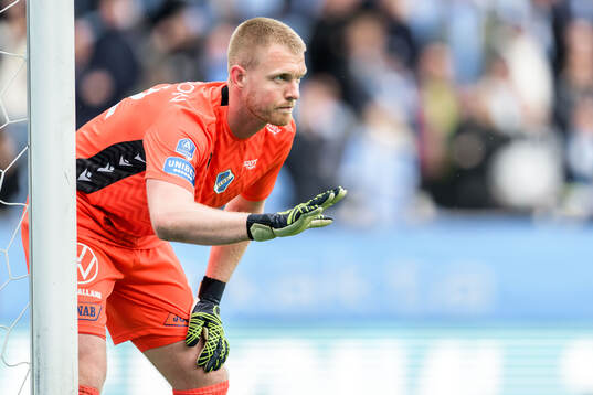Halmstads målvakt Tim Erlandsson