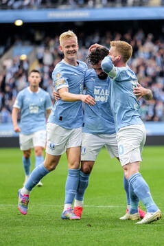 Malmö FFs Otto Rosengren, Sead Haksabanovic och Anders