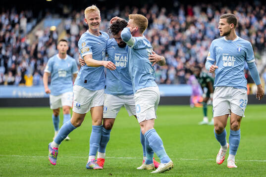 Malmö FFs Otto Rosengren, Sead Haksabanovic och Anders