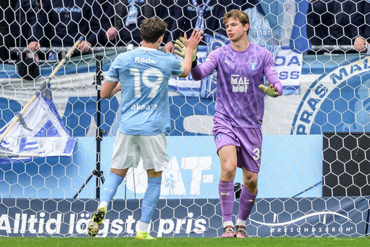 Malmö FFs Colin Rösler och Melker Ellborg