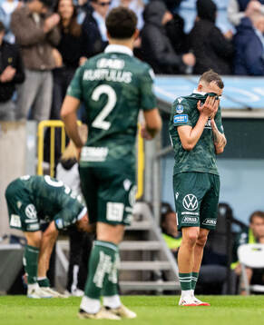 Halmstads spelare deppar